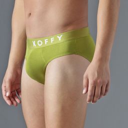 KOFFY Men Pack of 2 Form-Soft Premium Micro Modal Fabric Briefs image 2