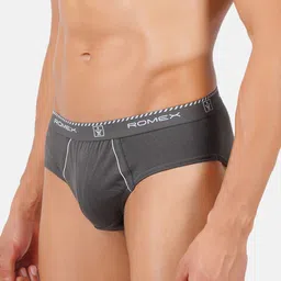 Ramraj Romex Men Pack of 4 Assorted Cotton Basic Briefs image 3