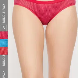 Curves By ZeroKaata Pack Of 3 Assorted Printed Cotton Briefs CZMLPO3CHNPTY20-image-71