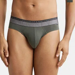 Jockey Men Pack Of 2 Brand Logo Printed Ultrasoft Cotton Basic Briefs US59-0205-DPOLV-54