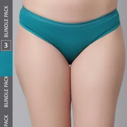 KEX Women Pack Of 3 Cotton Hipster Briefs-picture-32