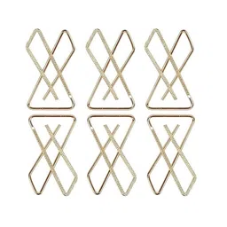 VAMA Set of 6 Rhinestone Studded Safety Saree Pins-20