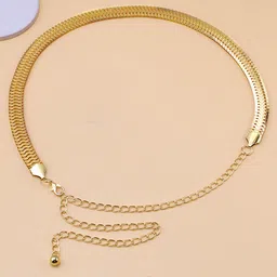 Peora Gold Plated Waist Kamarbandh Chain Saree Accessories-18