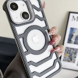 Luxury Kase Solid Printed iPhone 15 Back Case Mobile Accessories-image-79