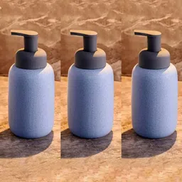 UMAI Blue & Black 3 Pcs Liquid Shampoo Dispensers 400 ML-image-22