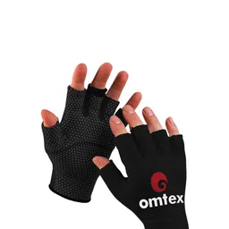 Omtex Men Cotton Cricket Finger Cut Catching Gloves-image-33