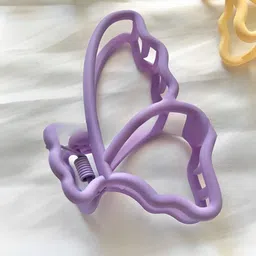 Krelin Set of 6 Matte Butterfly Shaped Claw Clip image 3