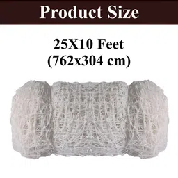 Kuber Industries White Child Protection Bird Net image 5