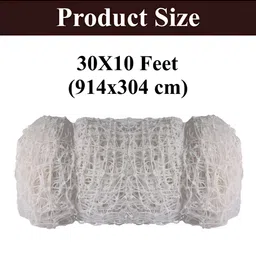 Kuber Industries White Child Protection Bird Net image 2