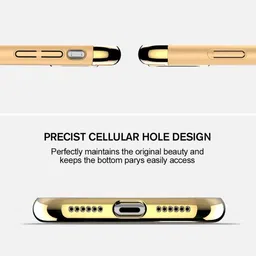 Alexvyan 3 In 1 Non Slip Matte Surface With Electroplate Frame iPhone 13 Mobile Back Case image 4