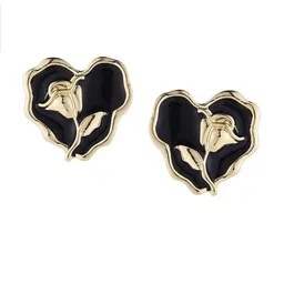FIMBUL Gold Plated Stud Earrings-27