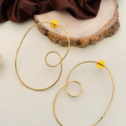 ABDESIGNS Gold-Plated Classic Drop Earrings-15