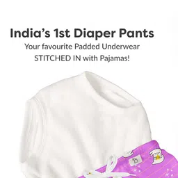 SuperBottoms Kids Printed Diaper Pants With Drawstring image 3