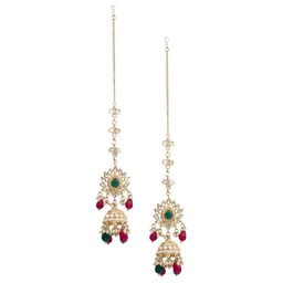Shining Jewel - By Shivansh Gold-Plated Contemporary Jhumkas-image-67