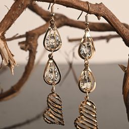 BuckleUp Contemporary Drop Earrings-picture-41