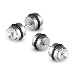 KARISHMA KREATIONS Unisex Silver-Plated Stainless Steel Studs Earrings-image-94