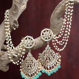 KARATCART Gold-Plated Drop Earrings-picture-39