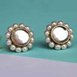 BeAbhika Floral Studs Earrings-8