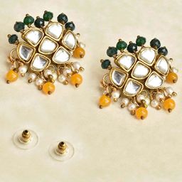BeAbhika Kundan Studs Earrings-56