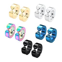 KARISHMA KREATIONS Unisex Set Of 5 Contemporary Hoop Earrings-48