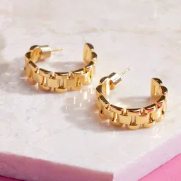 SALVE Circular Half Hoop Earrings-image-73