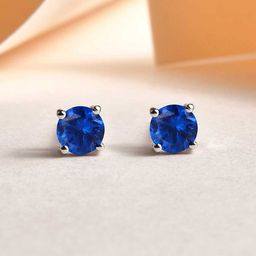 Ornate Jewels Sterling Silver Cubic Zirconia Rhodium Plated Studs Earrings-24