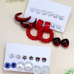 PRIVIU Quirky Studs Earrings-10