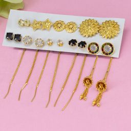 PRIVIU Quirky Studs Earrings-8