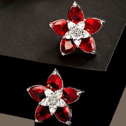 ZENEME Star Shaped Studs Earrings-19