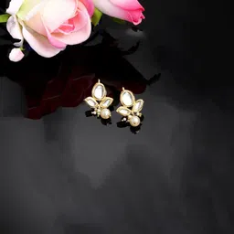 DUGRISTYLE Gold Plated Classic Studs Earrings-42