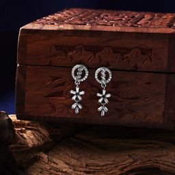HOT AND BOLD Silver-Toned Classic Studs Earrings-image-70