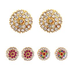 Vighnaharta Set Of 3 Gold-Plated Floral Studs-14