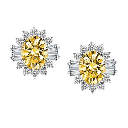 Designs & You Silver-Plated Cubic Zirconia-Studded Oval Stud Earrings-12