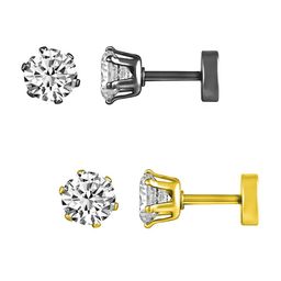 MEENAZ Gold-Toned Contemporary Studs Earrings-14