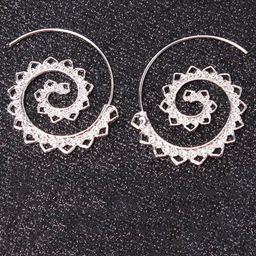 Jewels Galaxy Silver-Plated Contemporary Studs Earrings-image-92