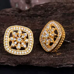 Sukkhi Gold-Plated Contemporary Studs Earrings-image-29