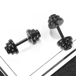 KRYSTALZ Men Oxidised Classic Studs Earrings-40