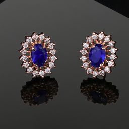 Estele Floral Studs Earrings-image-3