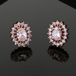 Estele Floral Studs Earrings-image-4