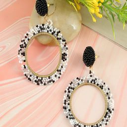 UNIVERSITY TRENDZ Classic Beaded Drop Earrings-10