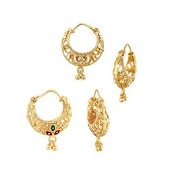 Vighnaharta Set Of 2 Gold-Plated Chandbalis image 1