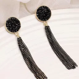 BEYTER Korean Circular Shaped Drop Earrings-image-73
