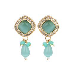 Anvik Geometric Drop Earrings-2