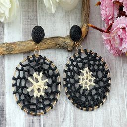 UNIVERSITY TRENDZ Gold-Plated Classic Thread Work Drop Earrings-55