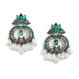 HOT AND BOLD Silver-Plated Classic Drop Earrings-image-86