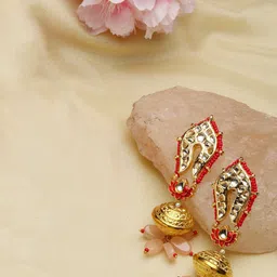 DUGRISTYLE Gold Plated Drop Earrings-22