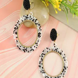 UNIVERSITY TRENDZ Gold--Plated Classic Drop Earrings-29