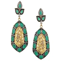 Runjhun Kundan-Studded Classic Drop Earrings-20