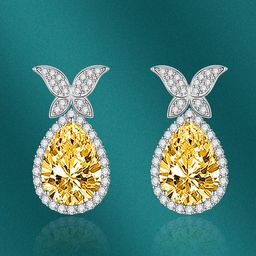 Designs & You Silver-Plated Teardrop Shaped Drop Earrings-10