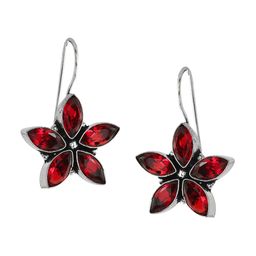 EL REGALO Red Star Shaped Drop Earrings-picture-21